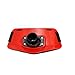 Fvstar Waist Rod Holder Plastic Fishing Rod Holder Adjustable Padded Waist Belts Fighting Boat Fishing Pole Belly Support Gimbal Pad,Red