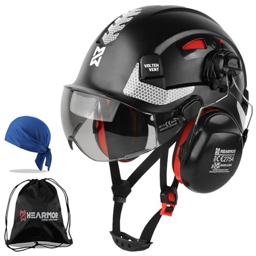Black + Somke visor + TS1 Earmuffs