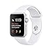 Renewed Apple Watch Series 2, 42mm Silver Aluminum Case with White Sport Band