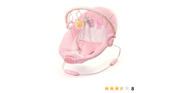 bright starts baby bouncer pink