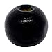 Souarts 6/8mm Pack of 500pcs Coffee Light Coffee Stripe Ball Shape Wood Wooden Loose Beads (Black 8mm)