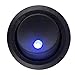 HOTSYSTEM 12V 16 Amp LED Round SPST ON-Off Toggle Switch for Car Motorcycle Boat Marine
