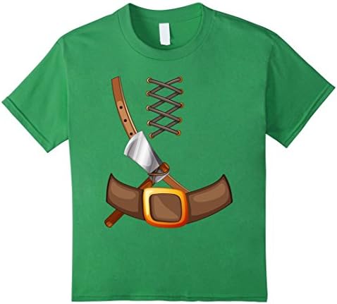 Kids Viking Costume Halloween T-Shirt Trick Or Treating Inspired 10 Grass