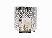 Hosley Metal Jar Candle Sleeves/Holders - Your Choice of Colors and Designs (Silver - Geometric)