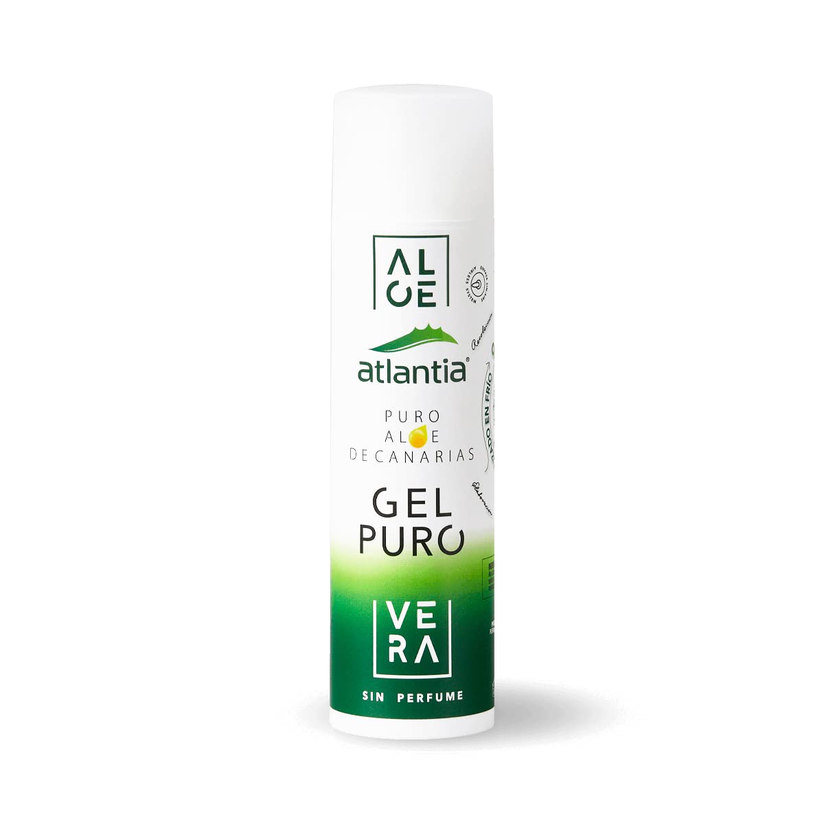 Atlantia Aloe Pure Aloe Vera Gel, Hydrates & Soothes the Skin, Contains 96% Pure Aloe Vera Juice, Helps With Cell Regeneration & Prevents Scarring 200ml