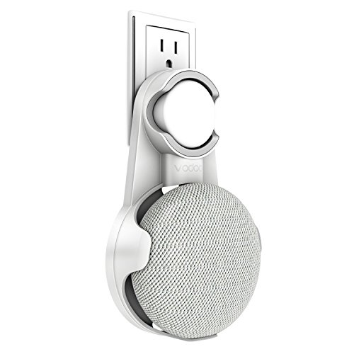 Vodool Outlet Wall Mount for Google Home Mini, a Space-Saving Solution for Your Voice Assistant, Compact Holde