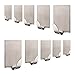 KONE Bathroom Self Adhesive Hook for Towel and Robe, Brushed Stainless Steel, 10 - Pieces