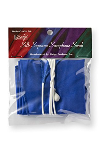 Hodge Silk Soprano Saxophone Swab - Blue