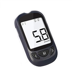 Diabetes Blood Sugar Kit, Glucose Meter Home-Use Diabetes Care Easy To Observe Blood Glucose Range Color Bar Mmol/L