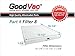 GoodVac Filter Pack for Electrolux El490 Series Air Purifiers Replaces OEM part El017