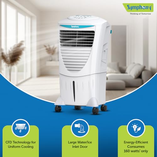 Symphony Enfriador de Aire Evaporativo Portatil de 31 litros Hi Cool i