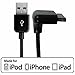 RND Apple Certified 30 Pin RIGHT ANGLE Cable for iPad iPhone 4 iPod classic (6 feet/black)