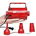 UPGRADED EZ Inflate HIGH VOLUME SUPREME AC Air Pump, Inflator Deflator Air Pump With 3 Universal Nozzles - Electric Air Pump For Inflatables, Airbeds, Inflatable Pool (Extreme 2.0 PSI) 1 Year WARRANTY