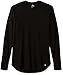 Southpole Men's Long Sleeve Basic Scallop Thermal with Side Zipper Details