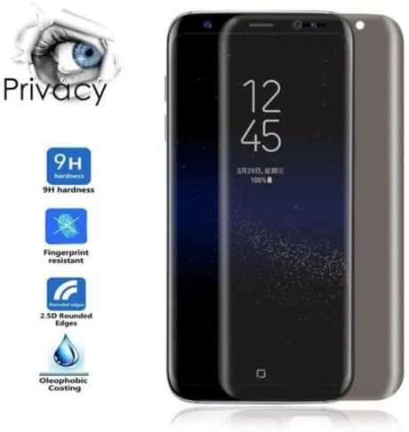 Privacy Tempered Glass Screen Protector Full Coverage For Samsung Galaxy Note 8