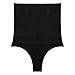 Yulee Women's Thong Shapewear Waist Cincher Butt Lifter Tummy Control Panty,Black,Large