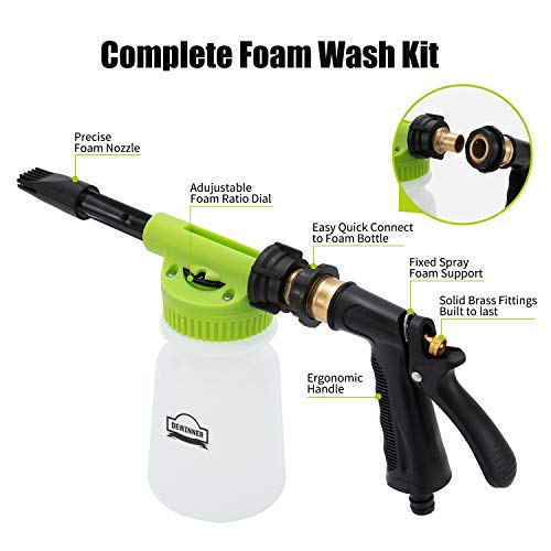 Car Wash Foam Canon, DEWINNER Foam Blaster, Quick Release Soap Washer