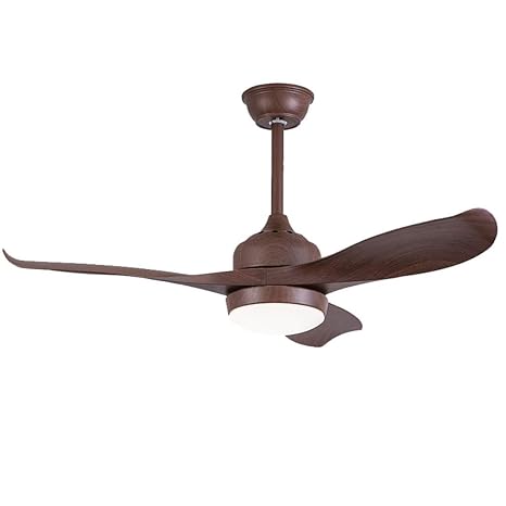 42 Ceiling Fan Light With Abs Fan Blade Mute Led Dimmable Fan