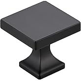Ravinte Cabinet Knobs Matte Black Square Knobs for Cabinets and Drawers Cabinet Hardware Kitchen Cabinet Knobs 10 Pack