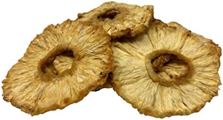 Organic Dried Pineapple Rings | Mature Ripe Pineapple Rings | No added Sugar and No Artificial Flavors | No Sulphure and NON-GMO| All Organic and Just Pineapple Rings In Resealable Bags!!! (1 LB)