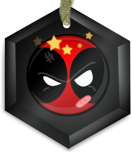Deadpool Marvel Comics G3 12 Crystal Christmas Ornament