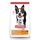 Hill's Science Diet Dry Dog Food, Adult, Small Bites, Light, Chicken Meal & Barley Recipe for Weight Management, 30 LB Bag