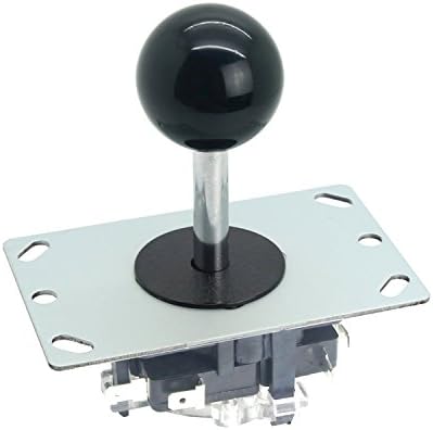 Amatek Black Ball 8 Way Arcade Joystick with Microswitches Replacement Parts For Mame Jamma Arcade Game Cabinet DIY Joystick and Button Kit