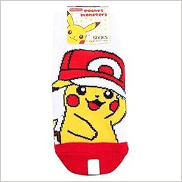 ポケットモンスター 子供用靴下 キッズソックス サトシのピカチュウ ポケモン 本 通販 Amazon