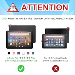 Wazzasoft for Amazon Kindle Fire HD 8/8 Plus Tablet