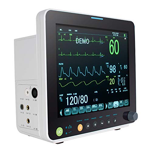 IXAER Multi-Parameter 12 Inch Vital Sign Patient Monitor Machine - USA Shipping