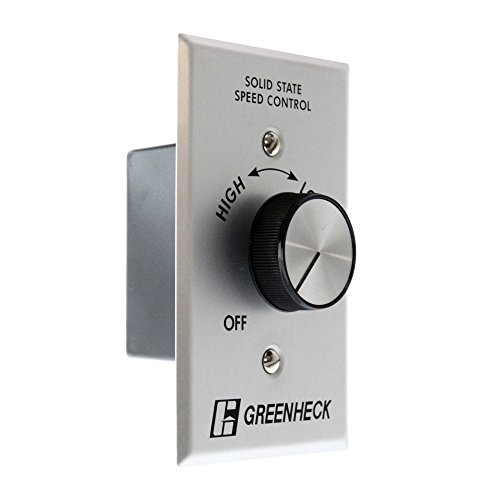KB Electronics Model KBWC-15K (UR) Variable Speed Fan Control, Wall Mount, Rated 5.0 Amps @ 120 VAC for use with Shaded Pole and PSC Motors