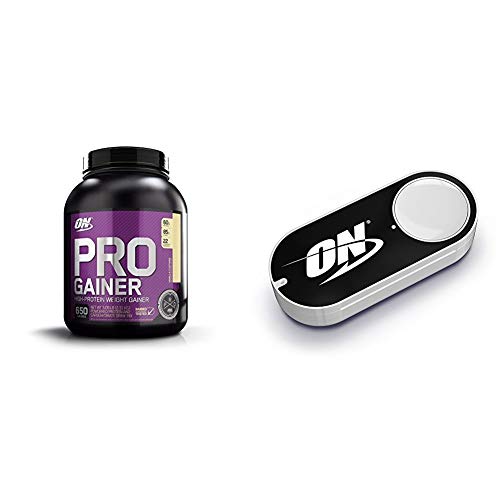 Optimum Nutrition Pro Gainer Weight Gainer Protein Powder, Vanilla Custard, 5.09 Pounds (Packaging May Vary) + Optimum Nutrition