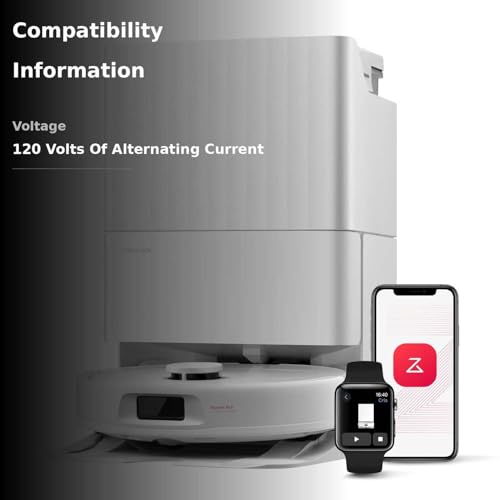 Roborock Qrevo Series Robot aspirador y trapeador, succión de 8000 Pa, actualizado de Qrevo S, cepillo antienredos, evitación inteligente de obstáculos, lavado automático de trapeador, base todo en uno, trapeadores giratorios de 200 RPM, blanco (QV 35A)