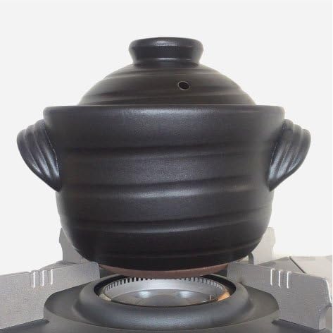 NISHIO Japanese Clay Pot -Donabe- Earthen Rice Pot (large)
