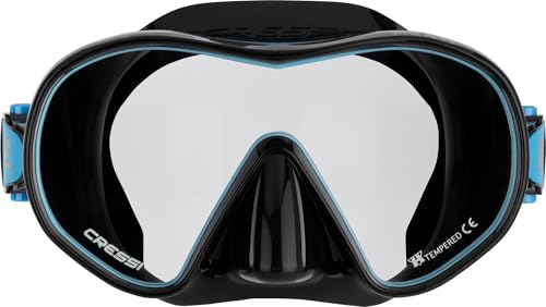 CRESSI Limited Edition HiroQuest Adult Mask & Snorkel Set Made by Cressi x Steve Aoki_Maschera F-Dual+Snorkel Supernova Dry, Taglia Unica, Unisex