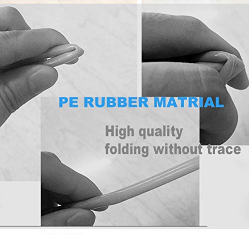 Yibid 72 PCS Universal Wheel Rim Spoke Skins Covers Wrap Decor Straws Coats Protector Kit for 8"-21" rims Motorcycle Bicycle Dirt Bike Yamaha Kawasaki Suzuki Reflective Guard Protector (Light Blue) - Thumbnail 5