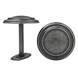 Kenney 54566011 Medallion Drapery Holdbacks, Antique Pewter, 2-Pack