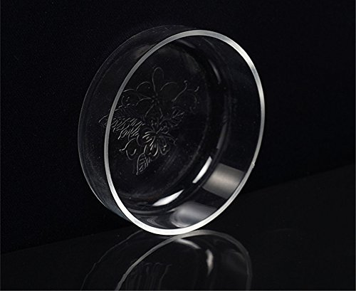 Zeroyoyo Acrylic/Glass Ornamental Shrimp Feeding Dish Snail Fish Food Feeder Bowl Cup Basin Tray Container for Aquarium Fish Tank - Thumbnail 4