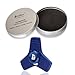 3D Figit Spinner Toy DolTech Aluminium alloy High Speed Table & Hand Spinner EDC Focus Toy Relieve Stress, Anxiety, ADHD, and Boredom (Blue)