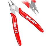 MONVICT Flush Cutters, 5 Inch Micro Wire Cutters