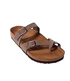 Birkenstock Women's Mayari Mocha Birkibuc Sandal 42 N (US Women's 11-11.5)