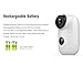 2019 Upgraded Rechargeable Battery-Powered Camera Indoor/Outdoor Wireless Security Camera 720p HD Wire-Free 2-Way Audio Night Vision Alarm Alert & PIR Motion Sensor w/Built-in SD Slot