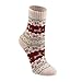 KEAZA Women Vintage Style Cotton Warm Winter Fall Crew Socks 4 Pack WZ02C5