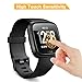 [6 Pack] SPARIN Screen Protector for Fitbit Versa/Versa Lite Edition Smartwatch - Upgraded Tempered Glass/Scratch Resistant/Bubble Free
