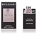 Bvlgari Man Cologne Eau de Toilette Spray, Black, 3.4 Ounce
