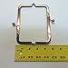 Package of 5 Rectangular Metal Purse Frames 6