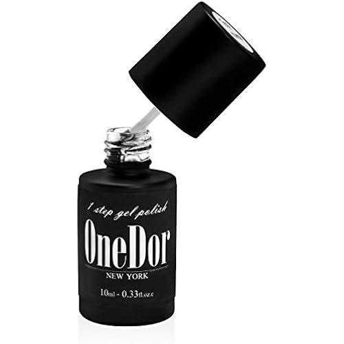 OneDor® One Step Gel Polish UV Led Cured Required Soak Off Nail Polish (No Wipe Top Coat)