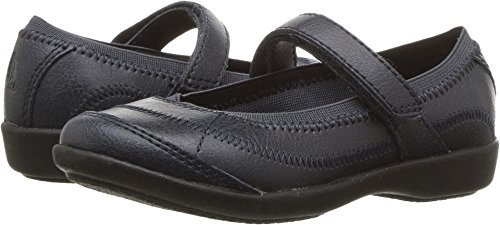 Hush Puppies Reese Mary Jane (Toddler/Little Kid/Big Kid), Navy, 10 Wide US Toddler