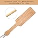 Bamboo Paddle, 14.2inch Light Weight and Super Durable with Smooth Finish Paddle