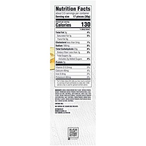 GOOD THINS THREE CHEESE RICE & CHEESE SNACKS GLUTEN FREE CRACKERS, 3.5 OZ